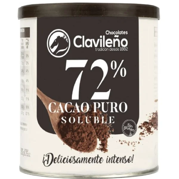 Cacao Puro Soluble 72% 250gr