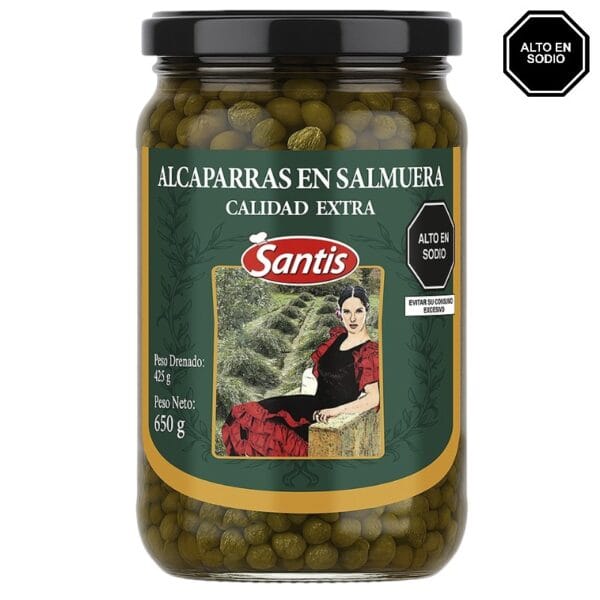 Alcaparras pomo 650 g